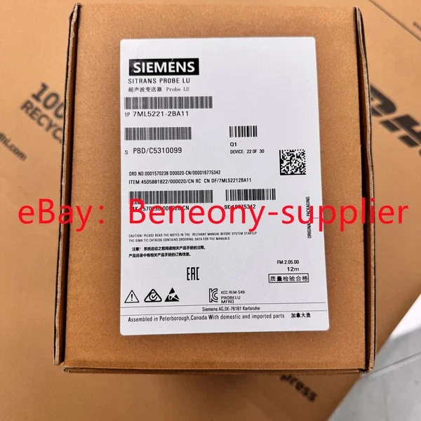 SIEMENS 7ML5221-2BA11 integrated ultrasonic level gauge New One fast Shipping
