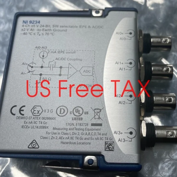 Used National Instruments NI-9234 Sound and Vibration Input 779680-01