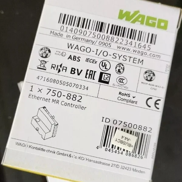 6pcs 750-882 New In Box Wago 750-882 Ethernet MR Controller 750882