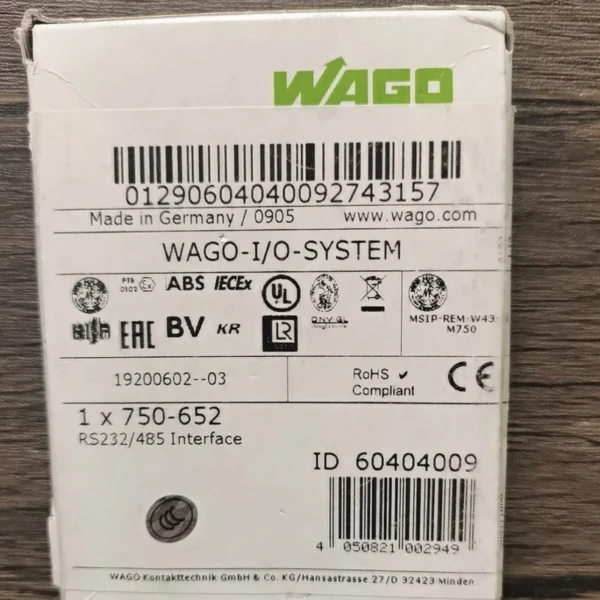 10pcs 750-652 New WAGO 750652 PLC Module In Box