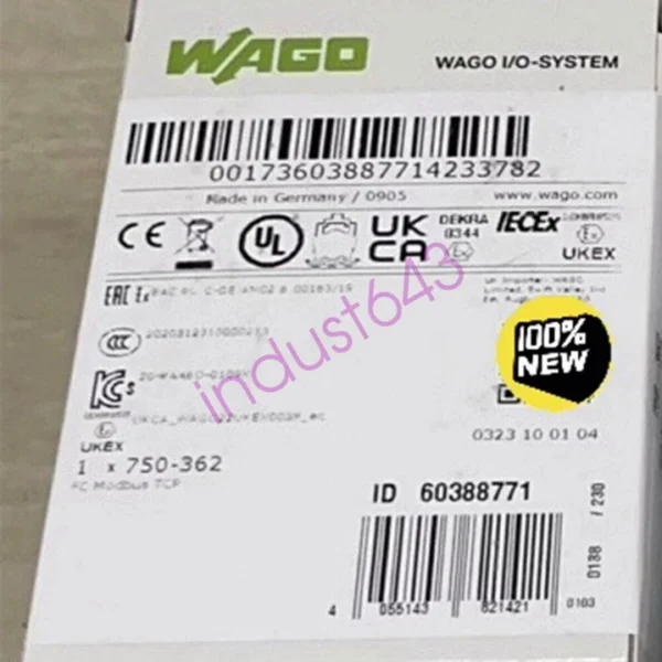 NEW WAGO 750-362 PLC Module 750362