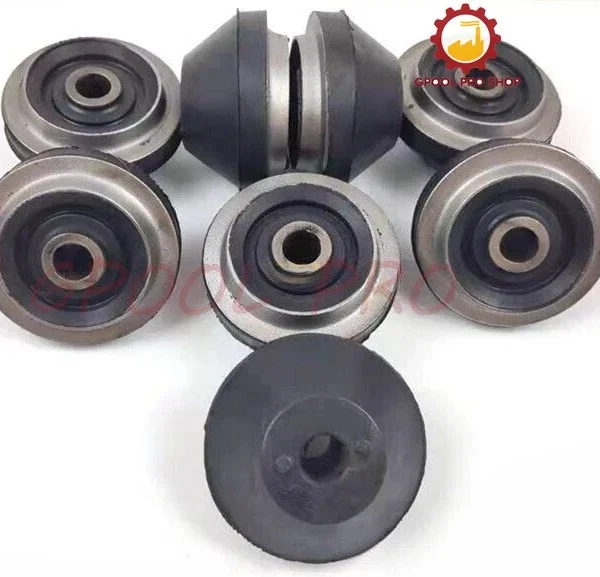 For Komatsu PC2025303540 Yanmar Engine Cushion 8PCs Rubber Engine Mounts Fit