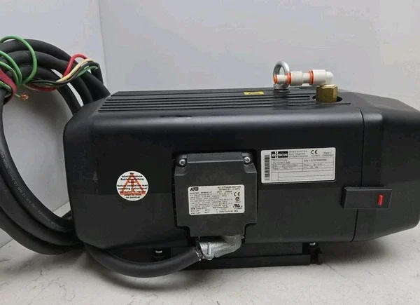 Busch SV 1016 C 000 Rotary Vane Vacuum Pump N80 NF804C-11 AC 3Ph Motor Used
