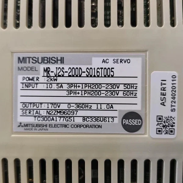 NEW Mitsubishi MR-J2S-200D-S016T005 AC Servo Drive In Stock 1 Year Warranty
