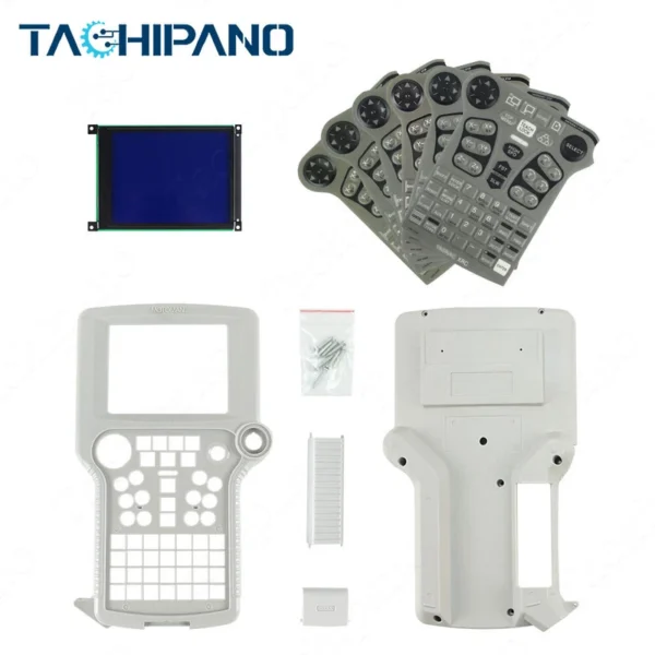 Plastic Case for Yaskawa XRC JZNC-XPP02 JZNC-XPP02B with Overlay + LCD Screen