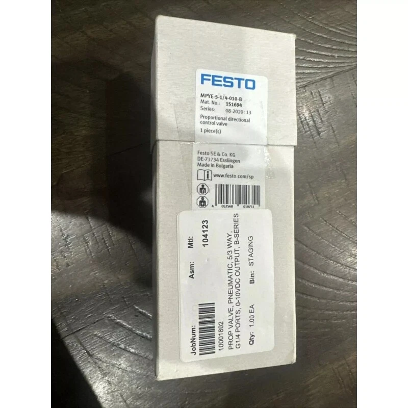 New Festo MPYE-5-1 4-010-B 151694 Control Valve In Box Brand Free Shipping 1 s l800 518
