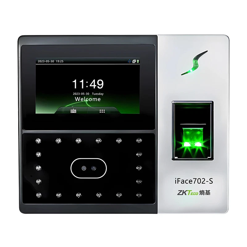 ZKTeco iFace702-S Biometric Facial + Fingerprint Door Access Control Checking-in 1 s l800 5316