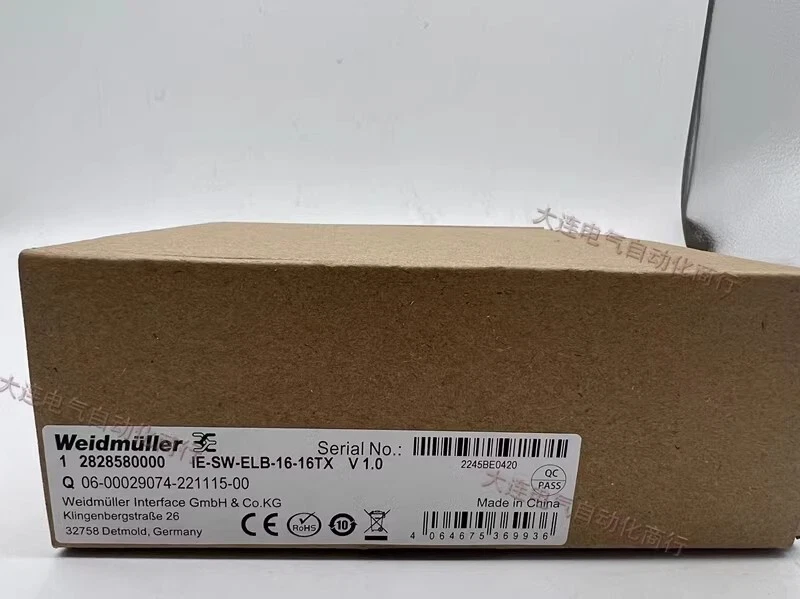 New Weidmüller Industrial switch IE-SW-ELB-16-16TX 2828580000