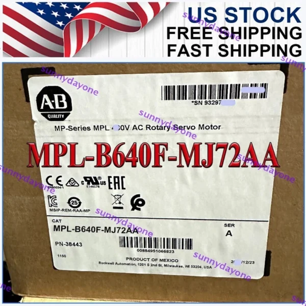 NEW PLC MPL-B640F-MJ72AA AB MP-series MPL AC Rotory Servo Motor New US