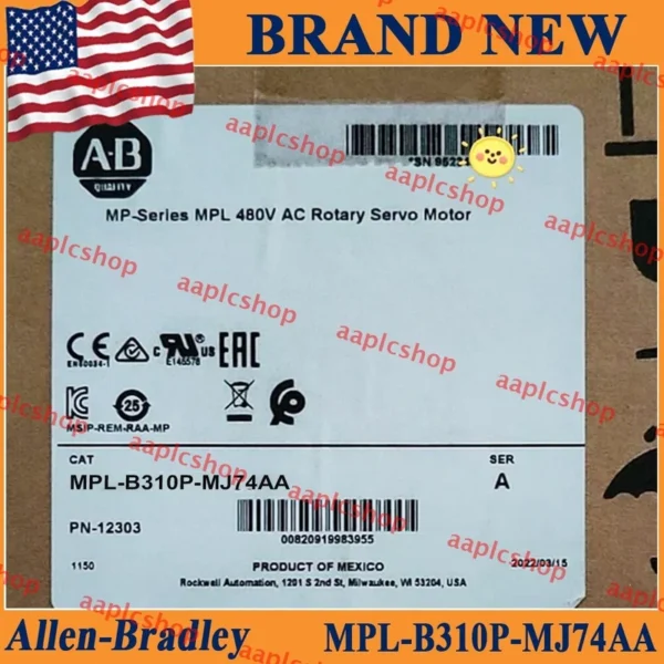NEW PLC MPL-B310P-MJ74AA AB MP-series MPL AC Rotory Servo Motor New US