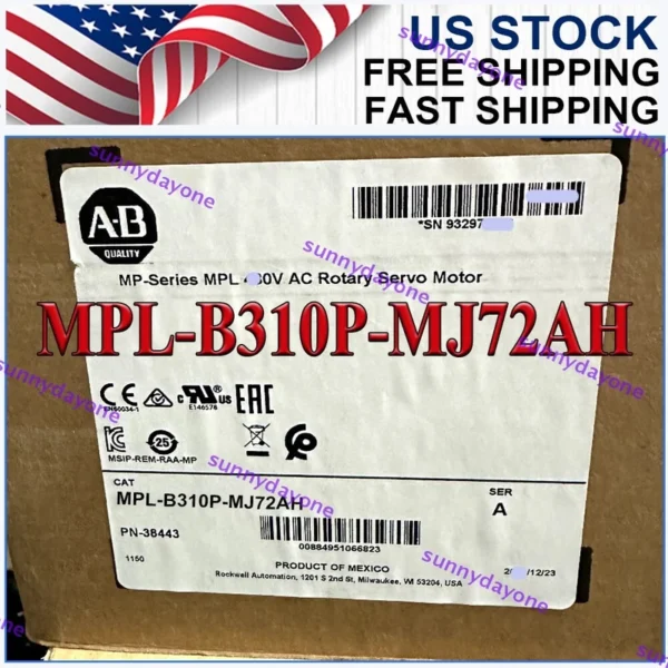 NEW PLC MPL-B310P-MJ72AH AB MP-series MPL AC Rotory Servo Motor New US