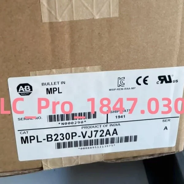 MPL-B230P-VJ72AA Brand New Allen-Bradley MPL-B230P-VJ72AA Warranty 12 month