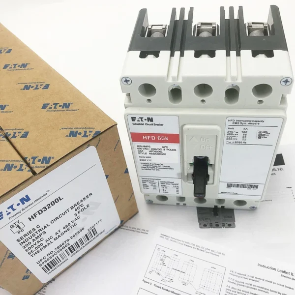 New Eaton HFD3200L Circuit Breaker Expedited Shipping