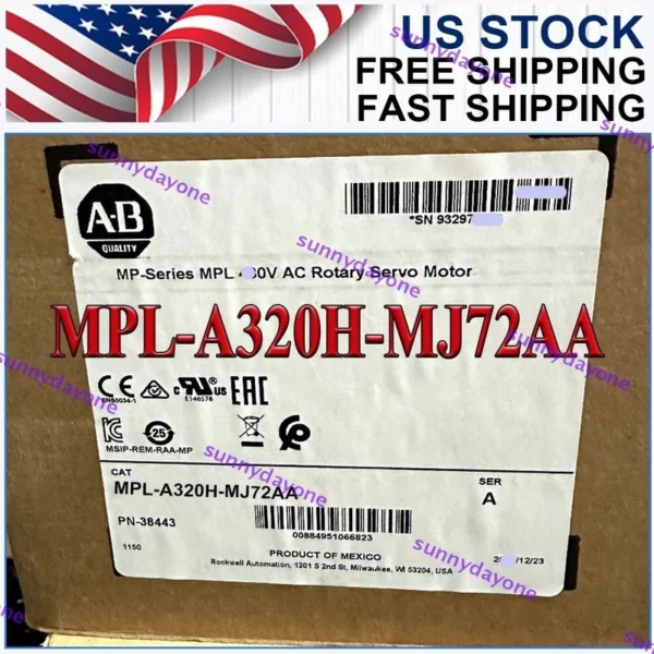 NEW PLC MPL-A320H-MJ72AA AB MP-series MPL AC Rotory Servo Motor New US( VIP