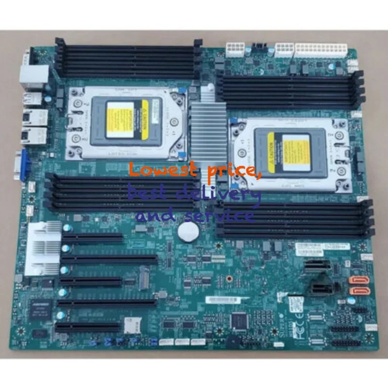 Motherboard 2x AMD EPYC 7551 64 cores 128 threads CPU+ Supermicro H11DSi E-ATX 1 s l800 7089