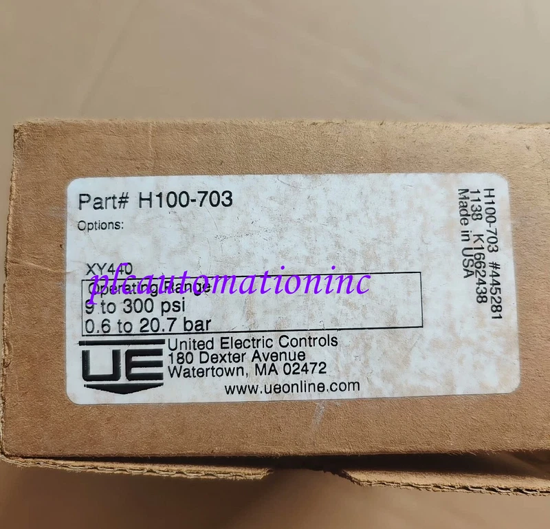 brand new H100-703 pressure switch 1 s l800 7100