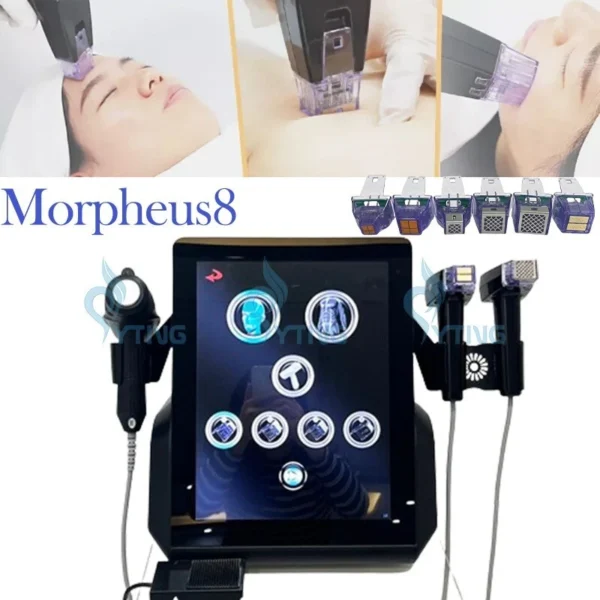 Morpheus8 Fractional Gold Radio Frequency Acne Scar Treatment Facial Lift Device