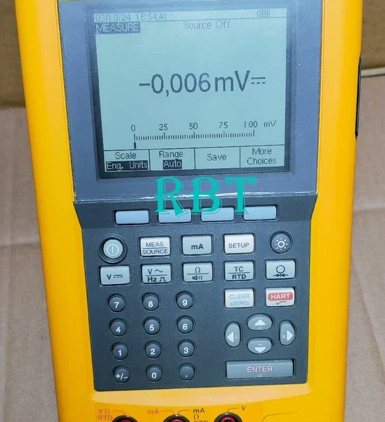 FLUKE 744 Process Calibrator used