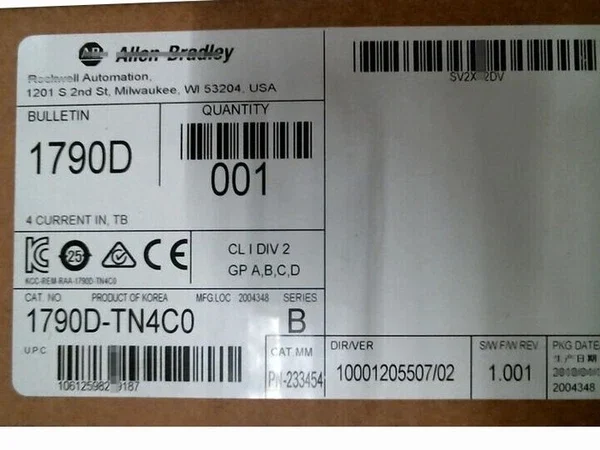 1790D-TN4C0 NEW 1790DTN4C0 INPUT ANALOG CURRENT BASE BLOCK