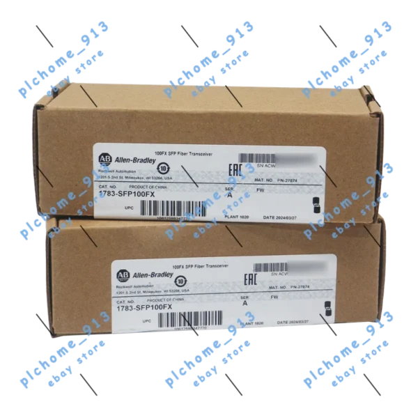 2024 New Allen Bradley 1783-SFP100FX Stratix Fiber SFP 100 Mbit multi-mode fiber