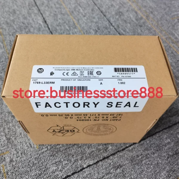 New Factory Sealed Allen Bradley 1769-L33ERM CompactLogix 2 MB Motion Controller