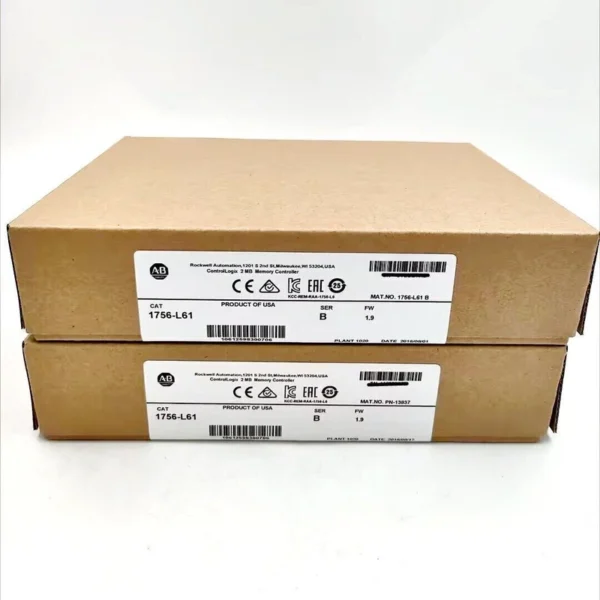 New Factory Sealed AB 1756-L61 SER B ControlLogix 2MB Memory Controller 1756 L61