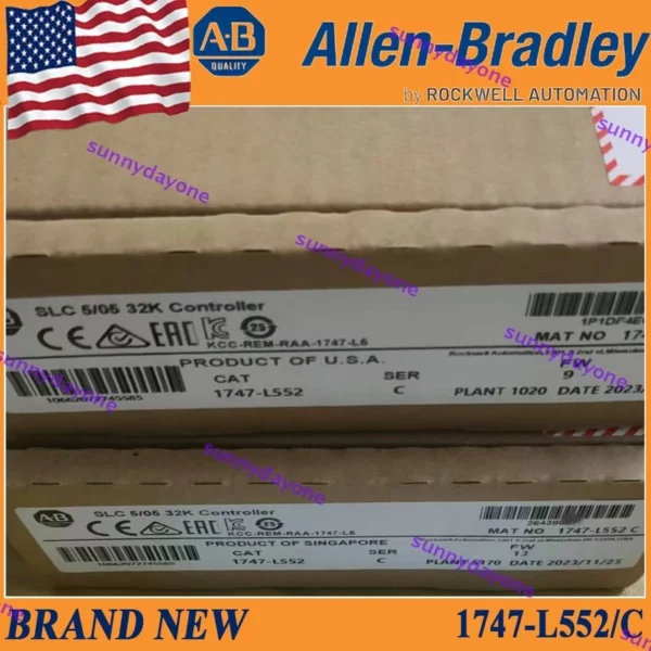 1747-L552C NEW PLC SLC 500 SLC 505 32K CPU Processor Controller 1747L552
