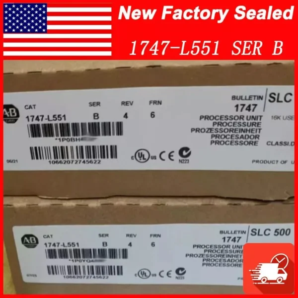 NEW Allen-Bradley 1747-L551 SER B SLC500 PLC CPU Processor Unit Module 1747L551