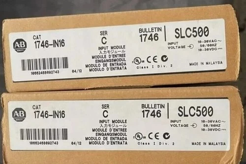 New Factory Sealed AB 1746-IN16 SER C and 1746-NR4 SER B