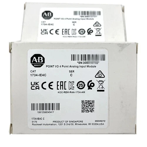 New AB 1734-IE4CC POINT IO 4 Point Analog Input Module