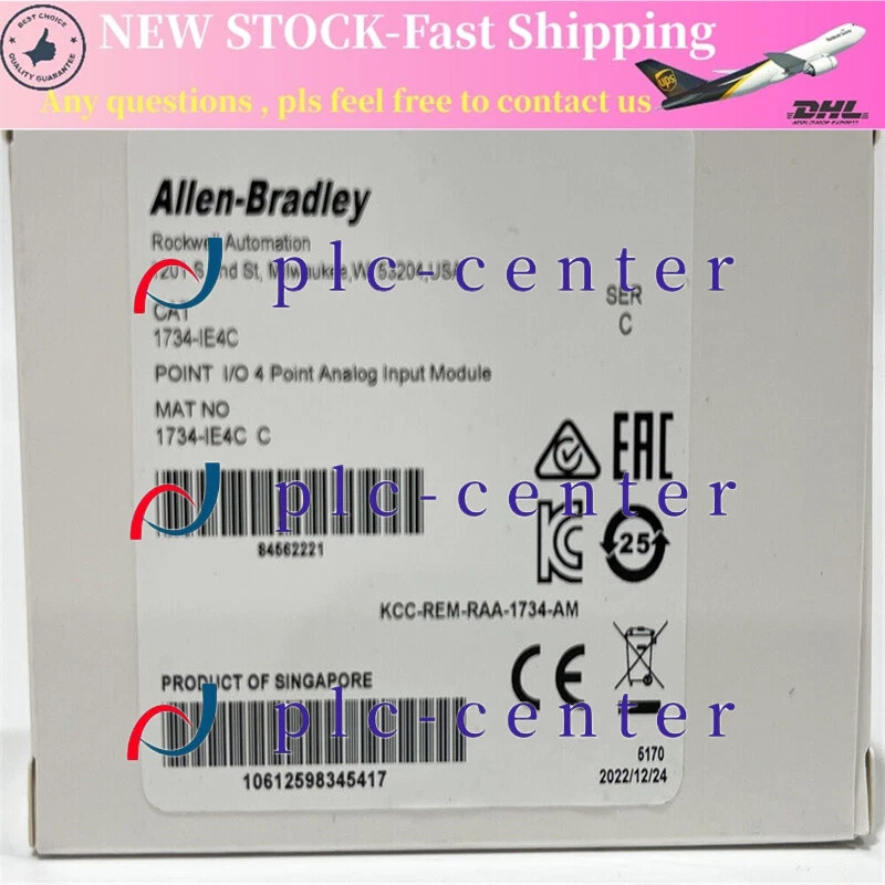 New 1734-IE4C 4 Point Analog Input Module Allen-Bradley 1 s l800 12361
