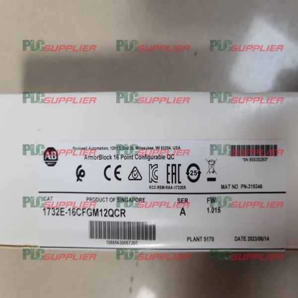 New Allen-Bradley 1732E-16CFGM12QCR ArmorBlock 16Pt Configurable Module