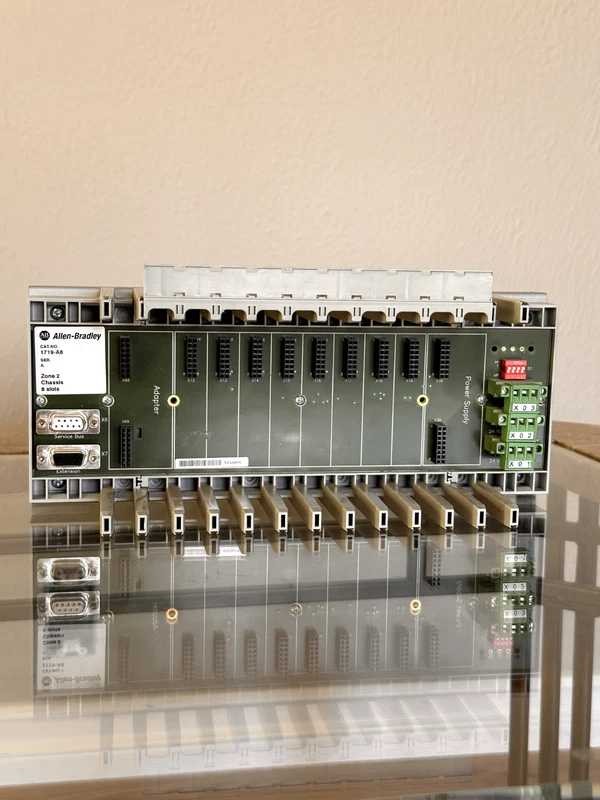 ALLEN BRADLEY 1719-A8 PLC RACK ZONE 2 8 SLOT BASE CHASSIS - Lightly Used 1 s l800 12443
