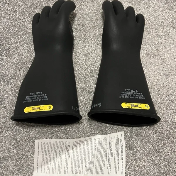 12 Pairs North ANSIASTM D120 Class 2, Type I Lineman Electrical Gloves 17000V