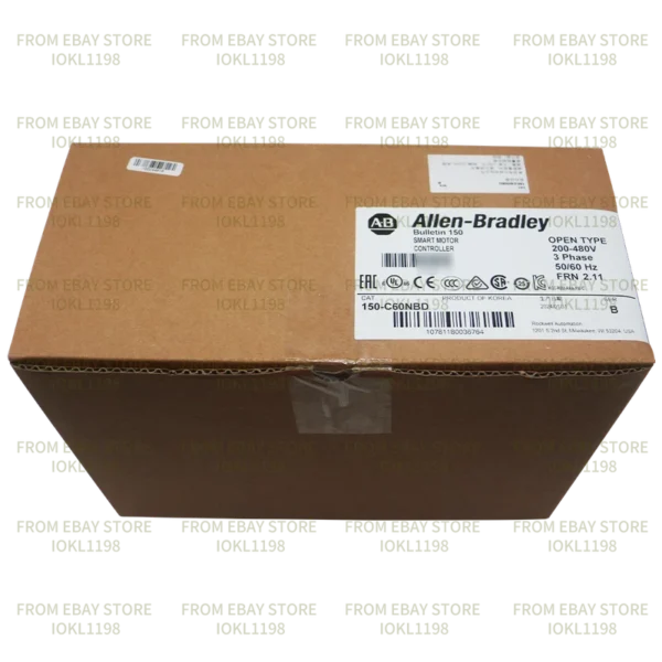 New Factory Sealed Allen-Bradley 150-C60NBD SMC-3 60A Smart Motor Controller