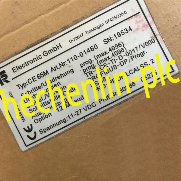 TR CE65M 110-01460 Brand New in Box Encoder Fast Delivery DHL