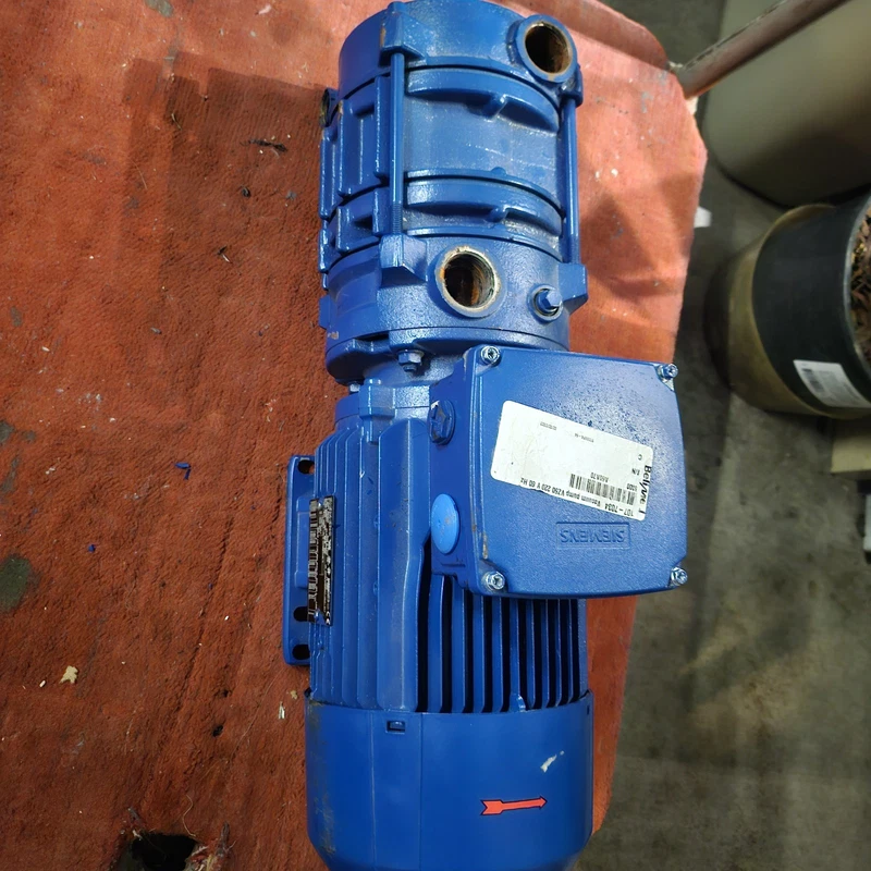 Speck 107-7034 VZ50 Liquid Ring Vacuum Pump 220V 3HP 34 CFM 59 m3h Used 1 s l800 14523