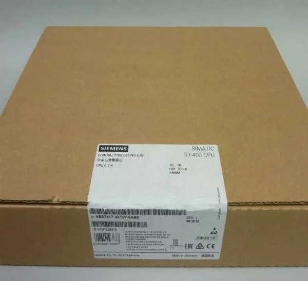 Brand New Programmable Logic Controller 6ES7417-4XT07-0AB0 Logic Module