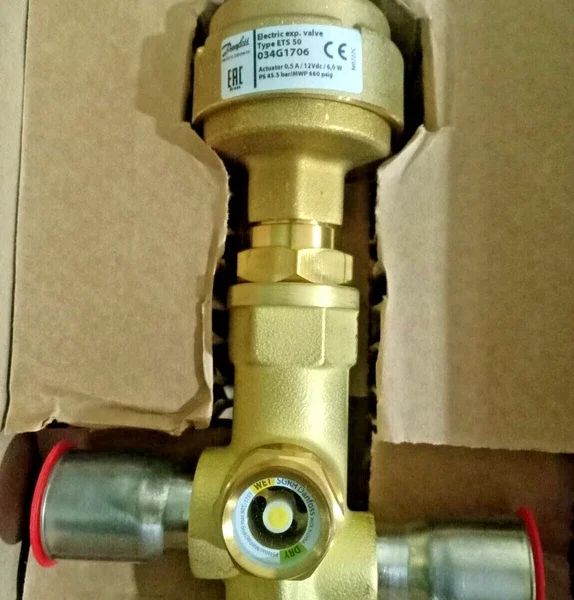 034G1706 Danfoss Electric Expansion Valve ETS 50 0.5A,12VDC,6.0W- Brand New