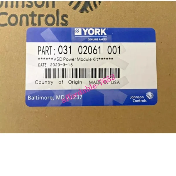 NEW YORK IGBT GATE DRIVE JOHNSON CONTROLS 031-02061-001 DHL or FedEX