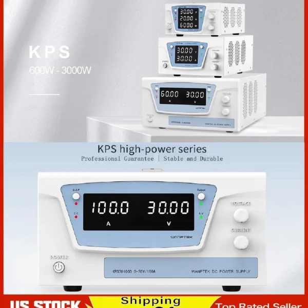 Adjustable DC 0-30V 300V 0-3A 60A 100A Lab Power Supply Variable Bench Switching