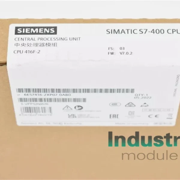 New Siemens 6ES7416-2XP07-0AB0 6ES7 416-2XP07-0AB0 In Box Expedited Ship