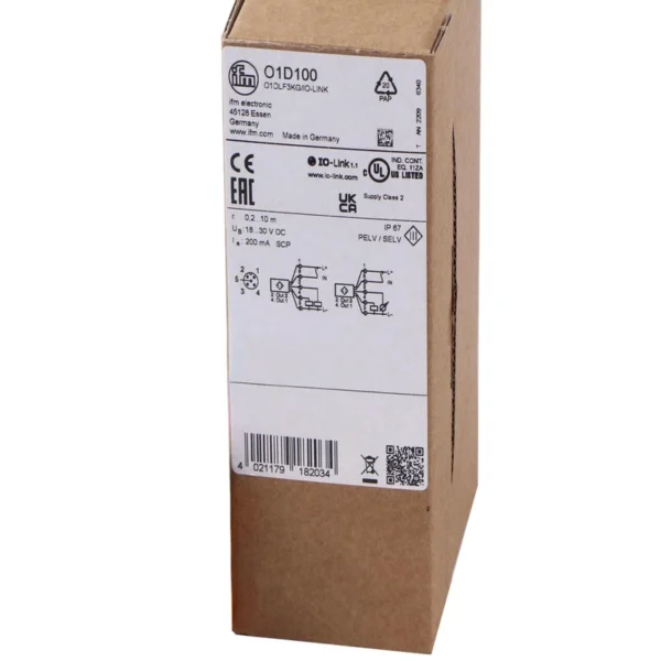 01D100 01DLF3KG New Sealed IFM Photoelectric Distance Sensor 01D100 01DLF3KG