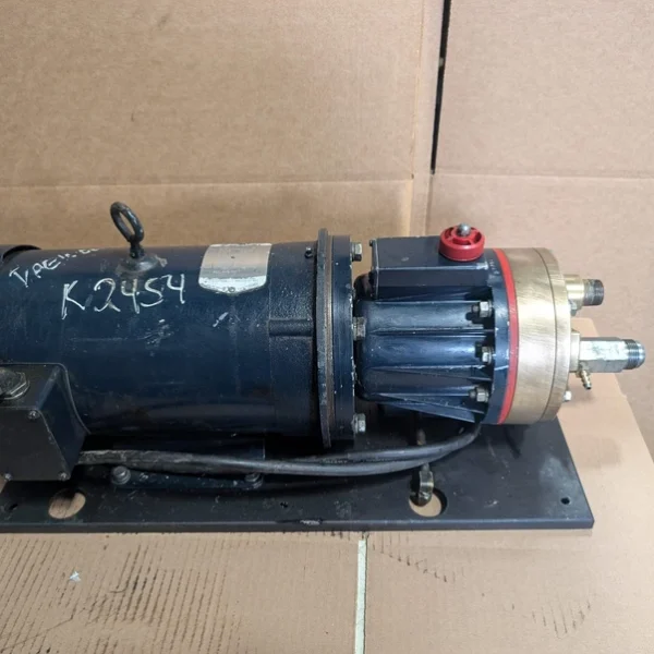 Wanner Hydra Cell Cooljet Coolant Pump & Motor 5HP NO MODEL TAG 230V 3PH Used