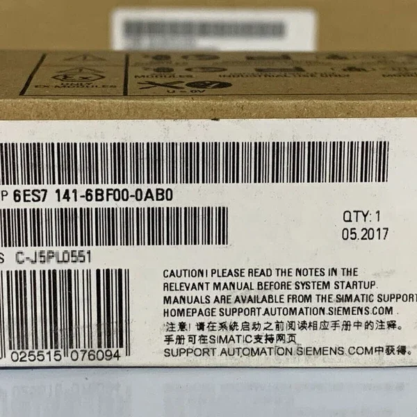 6ES7 141-6BF00-0AB0 NEW SIEMENS 6ES7141-6BF00-0AB0 SIMATIC DP ET200ECO PN Module