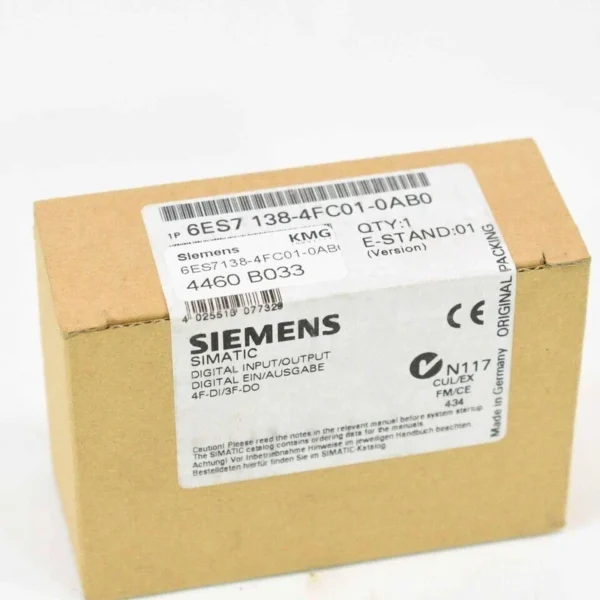 6ES7 138-4FC01-0AB0 NEW SIEMENS 6ES7138-4FC01-0AB0 Electronic module for ET 200S