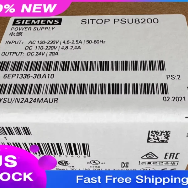 100% New Original 6EP1336-3BA10 Siemens PLC Module In US Fast Shipping