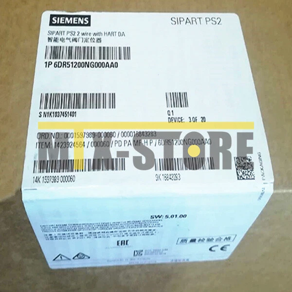 Unopened New Siemens positioner 6DR5120-0NG00-0AA0 6DR5 120-0NG00-0AA0