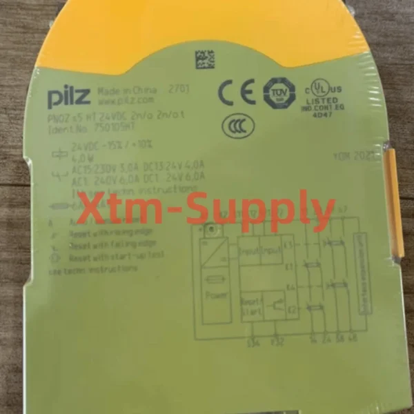 New PILZ 750105 PNOZ S5 PLC Module Safety Relay