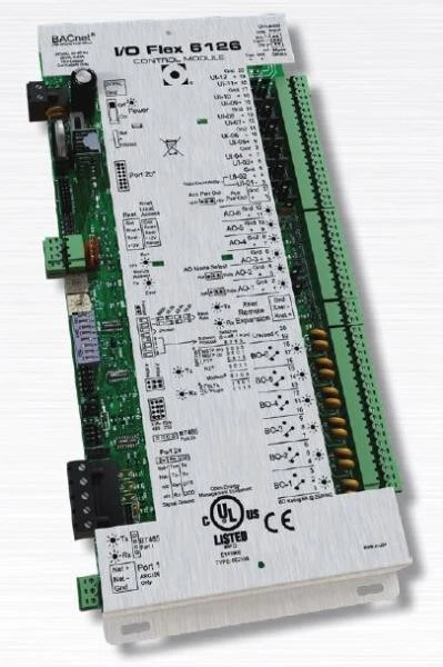 NEW BACNET IO FLEX 6126 CONTROL BOARD HVAC, AUTOMATION, PLC, MOTION ETC...
